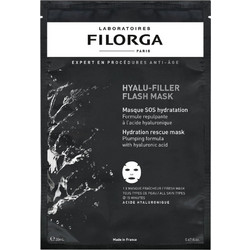 Filorga Hyalu-Filler Flash Sheet Μάσκα Προσώπου για Ενυδάτωση 20ml