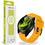 Mobile Origin Easy Strap Garmin Λουράκι Σιλικόνης Yellow (Universal 22mm)
