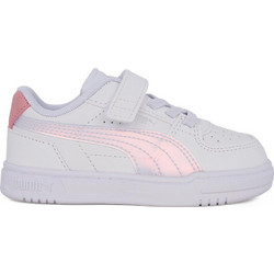 Puma Caven III Παιδικά Sneakers Λευκά Ροζ 406895-01