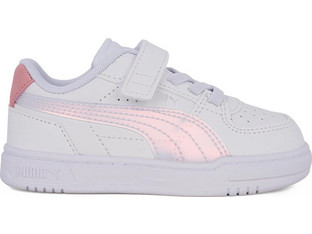 Puma Caven III Παιδικά Sneakers Λευκά Ροζ 406895-01