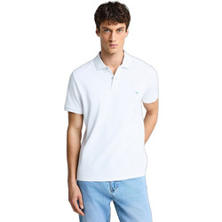 Funky Buddha Ανδρική Μπλούζα Polo Κοντομάνικη Λευκή FBM013-001-11