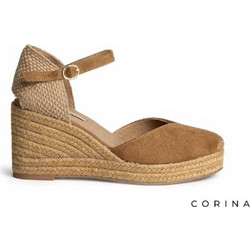 Corina Καλοκαιρινές Γυναικείες Πλατφόρμες Εσπαντρίγες Κλειστές Χαμηλές Ταμπά M6345
