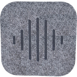 iZiSound Wave Ηχοαπορροφητικό Πάνελ 45x45x6.7cm 1τμχ Γκρι