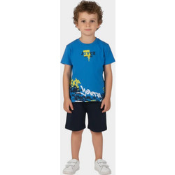 Joyce Παιδικό Σετ για Αγόρι Καλοκαιρινό Royal Blue Μαύρο 2612123
