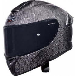 Pilot Helmets Wing RS Carbon Snake Glossy Black Κράνος Μηχανής Full Face 1400gr