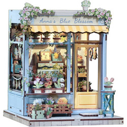 Cutebee Miniature House Diy Anna's Blue Blossom