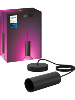 Philips Κρεμαστό Φωτιστικό Οροφής Ανάρτηση G125 Μαύρο 28.1x21.9x14cm 8719514419452