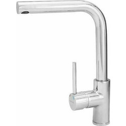 Viospiral Modea 00-2080 Μπαταρία Κουζίνας Πάγκου Διπλής Παροχής Ανάμεικτη Inox