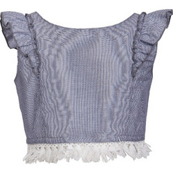 M&B Παιδικό Crop Top Αμάνικο Μωβ 1109