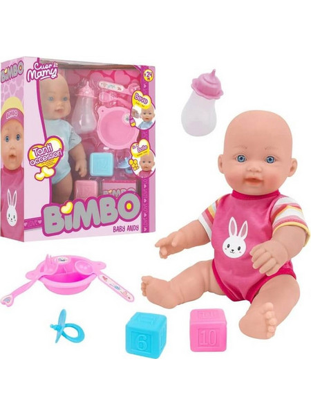 Globo Bimbo Μωρό Andy με Αξεσουάρ Φούξια