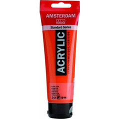 Royal Talens Amsterdam 311 Vermillion Ακρυλικό Χρώμα Ζωγραφικής 120ml