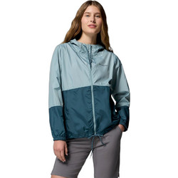 Columbia Flash Forward II Αθλητικό Γυναικείο Μπουφάν Softshell Μακρύ Αντιανεμικό Πετρόλ 2116531-461