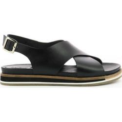 Kickers Δερμάτινα Γυναικεία Σανδάλια Μαύρα 693890-508