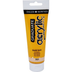 Daler-Rowney Graduate 701 Gold Limit Ακρυλικό Χρώμα Ζωγραφικής 120ml