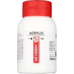 Royal Talens Art Creation 105 Titanium White Ακρυλικό Χρώμα Ζωγραφικής 750ml