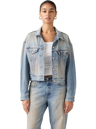 Levi's Γυναικείο Μπουφάν Τζιν Κοντό Γαλάζιο A9155-0022