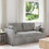 vidaXL Διθέσιος Καναπές Βελούδινος Γκρι 158x78x80cm 42024422