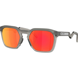 Oakley OO9533 02 Ανδρικά Γυαλιά Ηλίου Τετράγωνα Κοκάλινα Γκρι με Πορτοκαλί Φακό