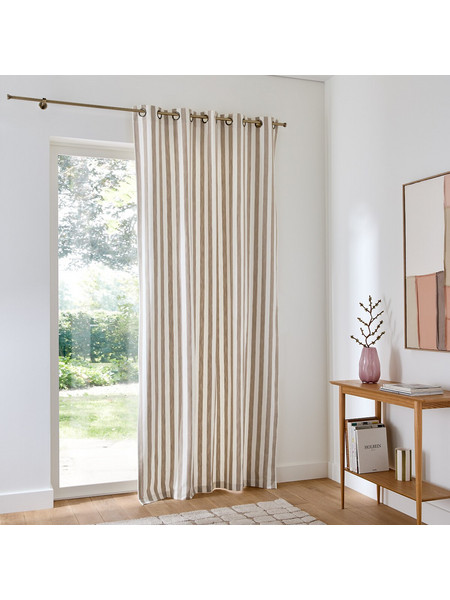 La Redoute Κουρτίνα με Τρουκς 135x180 Ramla 351023814 Μπεζ
