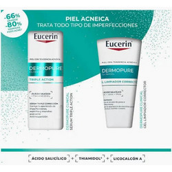 Eucerin Dermopure Clinical Triple Action Serum 40ml + Cleansing Gel 75ml