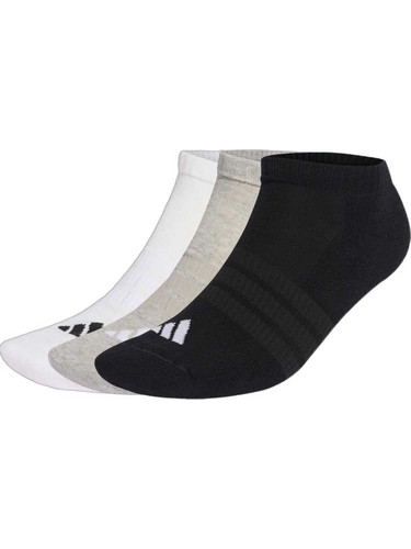 Adidas Essentials Ανδρικές Κάλτσες Κοντές Μαύρες Λευκές Γκρι 3Pack KD6721