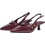 Only Γόβες Slingback Λουστρίνι με Λεπτό Χαμηλό Τακούνι Μπορντό 15356238