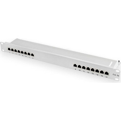 Equip 327316 Ethernet Patch Panel Rack 1U 19" 16 Θυρών Cat.5e