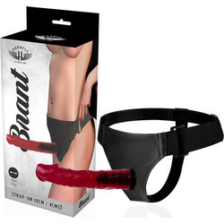 Harness Attraction Brant Harness Strap On με Dildo 19cm Κόκκινο D-224117