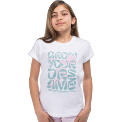District75 Παιδικό T-Shirt Κοντομάνικο Λευκό 126KGSS-730-091