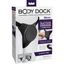 Pipedream Body Dock G-Spot Pro Harness Strap On με Dildo Flesh