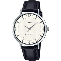 Casio Γυναικείο Ρολόι με Μαύρο Δερμάτινο Λουράκι LTP-VT04L-7A2V