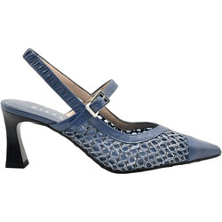 Hispanitas Γόβες Slingback Δερμάτινες με Λεπτό Ψηλό Τακούνι Μπλε RHV264671-C008