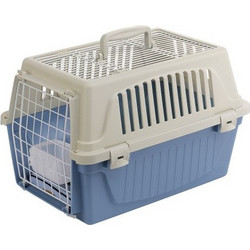 Ferplast Atlas 10 Open Κλουβί Μεταφοράς Σκύλου 48x32.5x29cm Γαλάζιο