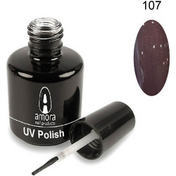 Amora 107 Shiny Berry Ημιμόνιμο Βερνίκι Νυχιών 10ml