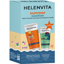 Helenvita Kids Summer Essentials Face & Body Lotion SPF50 150ml + Dino Hair Gel 100ml