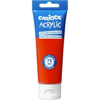 Carioca Vermillion Red Ακρυλικό Χρώμα Ζωγραφικής 75ml