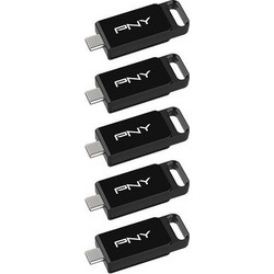 PNY Elite 64GB USB Stick 3.2 Gen 1 με USB-C 5pcs