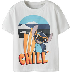 Name It Lilo & Stitch Παιδικό T-Shirt Κοντομάνικο Λευκό 13254156