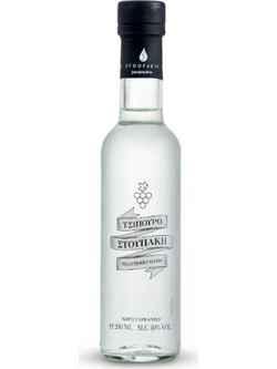 Stoupakis Chios Distillery Πολυποικιλιακό Τσίπουρο χωρίς Γλυκάνισο 40% 200ml