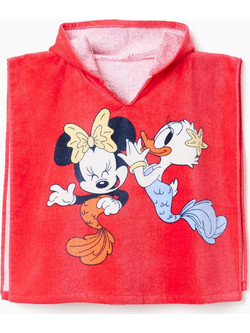 Zippy Minnie Παιδικό Πόντσο Θαλάσσης Κόκκινο ZBGAC031126003