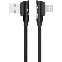 Jellico WT-10 Angle 90° USB-A to Lightning Cable 1m Black
