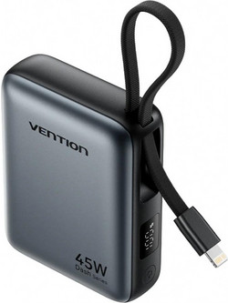 Vention FKMH0 Power Bank 10000mAh 45W με Θύρα USB-C Power Delivery Black