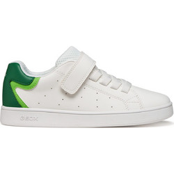 Geox Παιδικά Sneakers Λευκά Πράσινα J36LSA000BCC0547