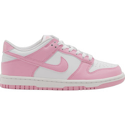 Nike Dunk Low Παιδικά Sneakers Λευκά Ροζ IU7766-125