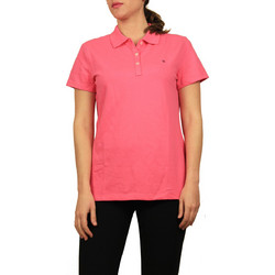 Tommy Hilfiger Γυναικεία Μπλούζα Polo Κοντομάνικη Φούξια DW0DW21384-XI2