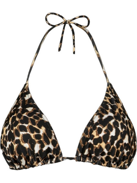 Rock Club Bikini Top Τριγωνάκι Animal Print Καφέ BP-2487-621