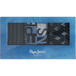 Pepe Jeans Ανδρικές Κάλτσες Ψηλές Πολύχρωμες 3Pack PMU10719