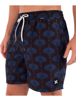 Hurley Ανδρικό Μαγιό Σορτς με Σχέδια Μαύρο MBEU00014-010