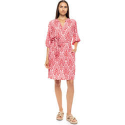 Pink Label Mini Καλοκαιρινό Καθημερινό Φόρεμα Μεταξωτό Φούξια B731
