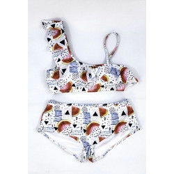 Tortue Παιδικό Μαγιό Bikini Set για Κορίτσι Γαλάζιο S1-184-MELON
